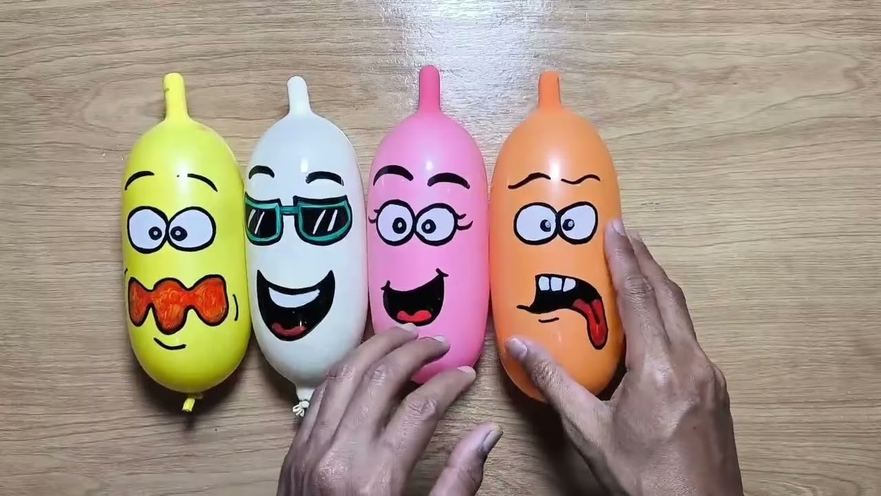 Making Slime with Funny Balloons - Satisfying Slime video - Questory Live 766