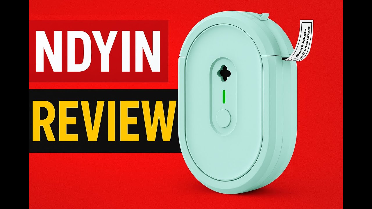 Review - NDYIN Label Maker Machine with Tape, N12 Portable Bluetooth Label Printer, Wirel