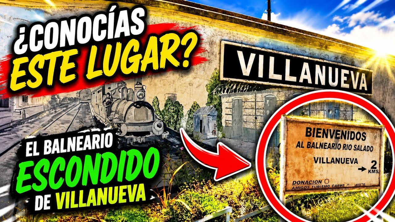 VILLANUEVA: El pueblo visitado por el Rey de INGLATERRA 🇬🇧  (Desde La Plata LINEA🚍340 )