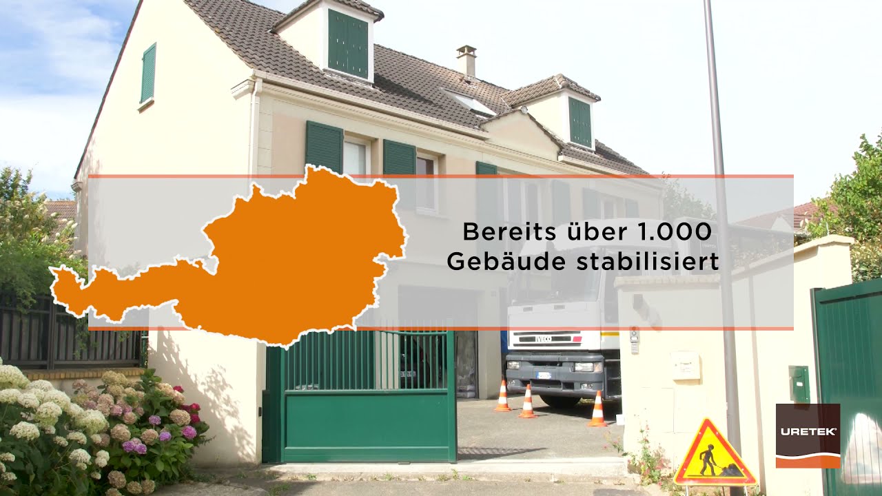 URETEK im Einsatz: Setzungsrisse wegen Trockenheit - Stabilisierung eines beschädigten Hauses