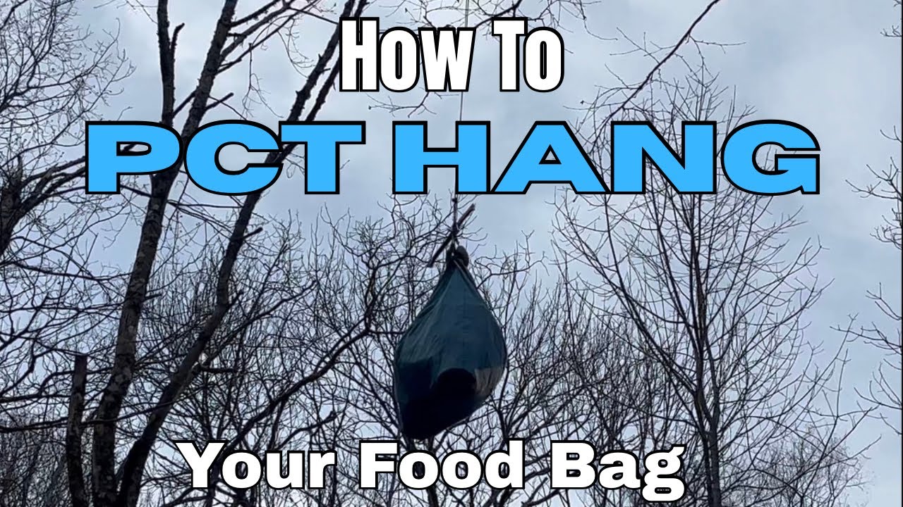 Как правильно подвесить мешок с едой/пакет с продуктами на маршруте PCT