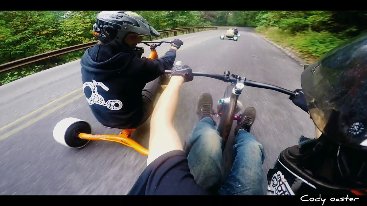 Insane drift trike run at the Pagoda
