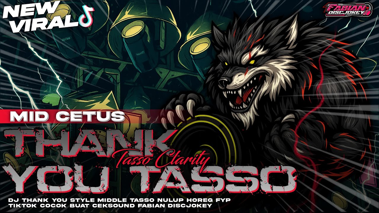 DJ THANK YOU TJAP TASSO‼️STYLE CETAS CETUS  BASS PRANK NGUK‼️FABIAN DISCJOKEY VIRAL