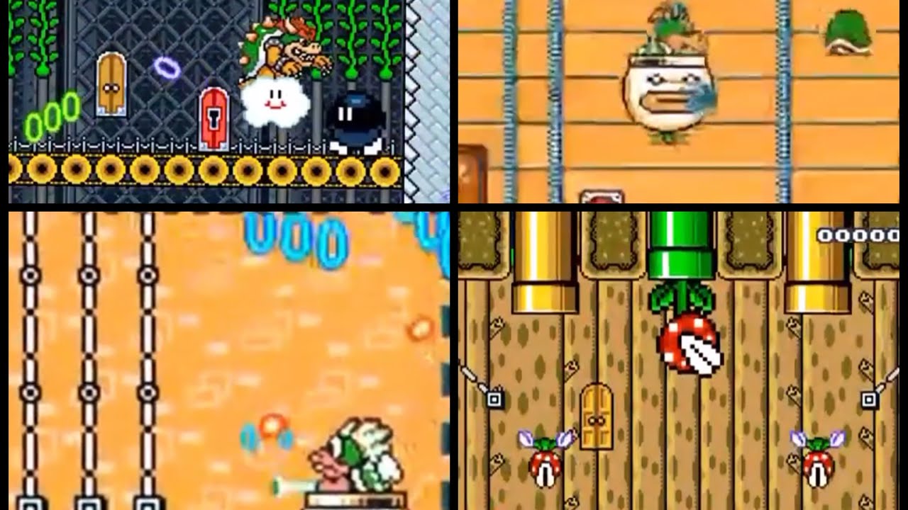 Super Mario Maker 2: My Super-World GamerLui All Bosses