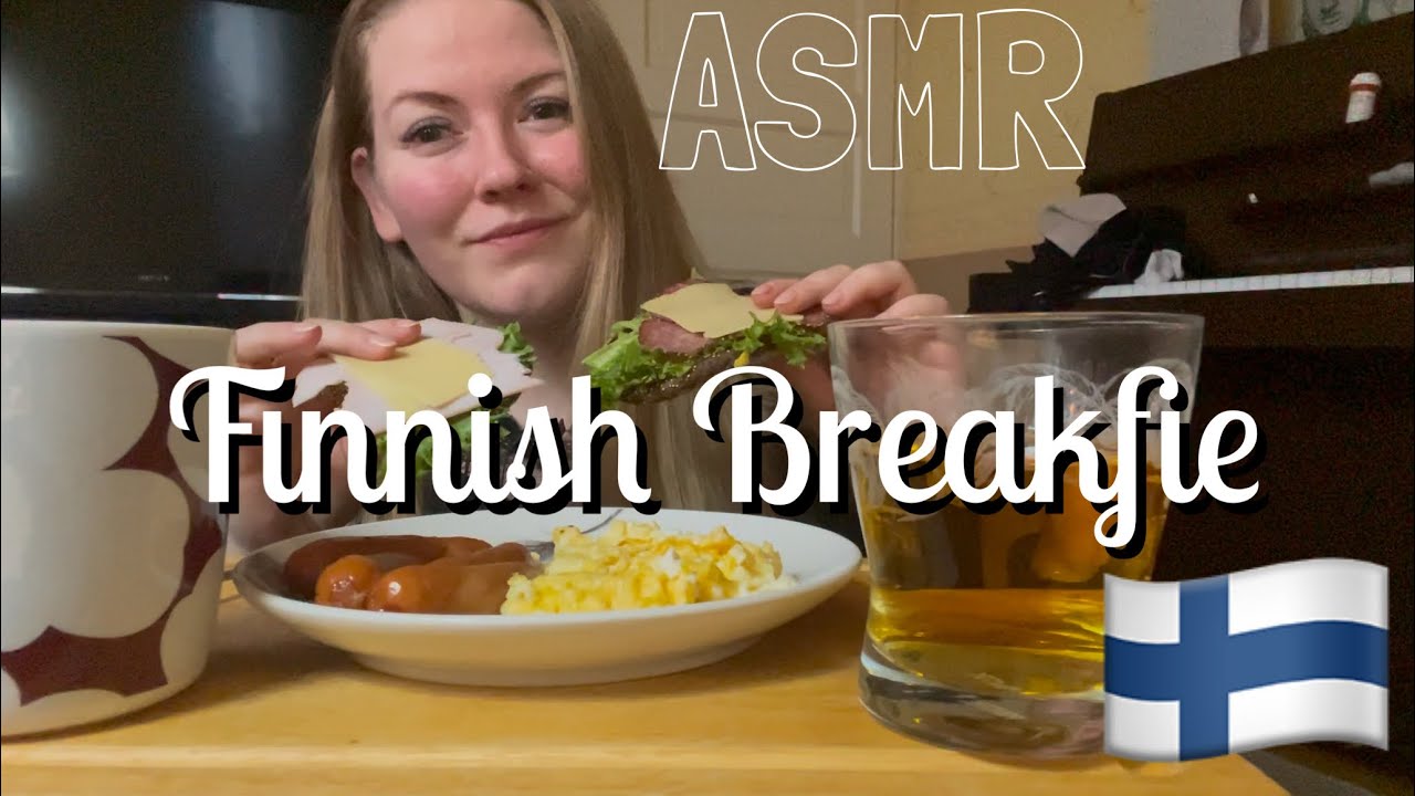 FINNISH BREAKFIE ~ ASMR Mukbang Relaxing Eating Sounds