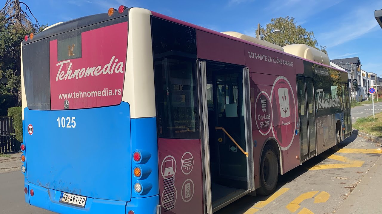 Voznja Na Liniji 12 U Mercedes Conecto #1025