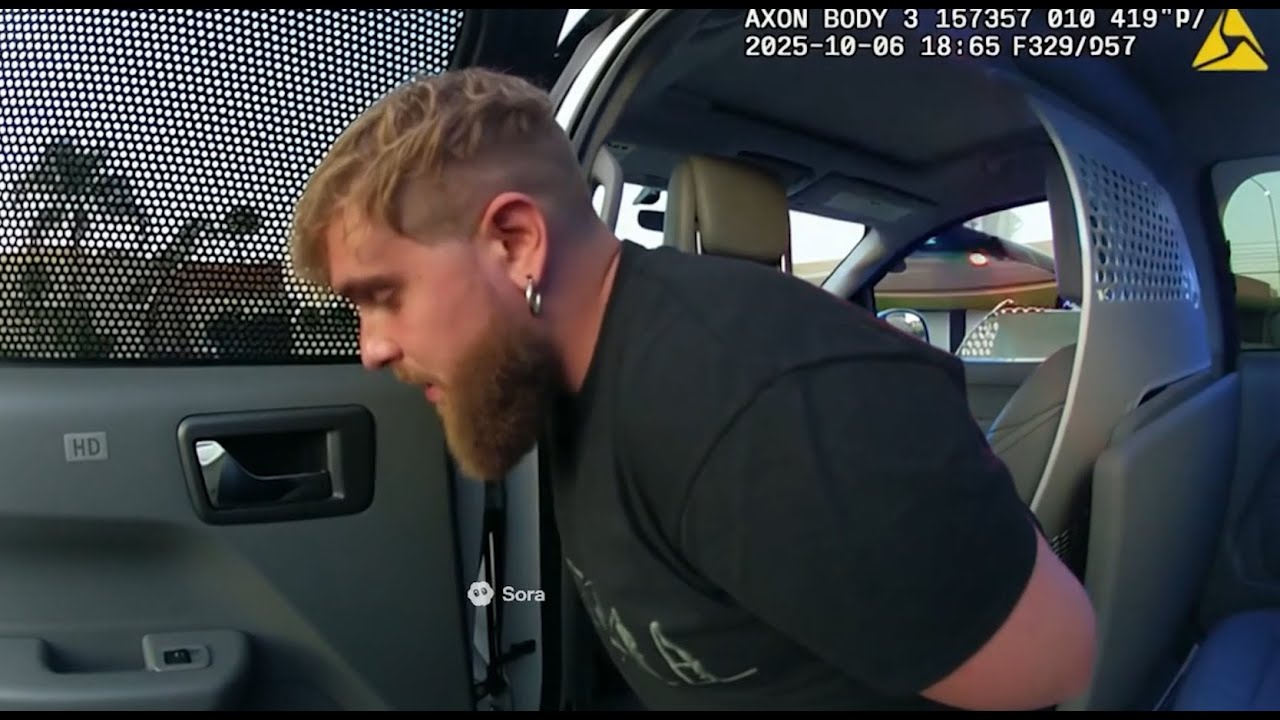Jake Paul Arrest Police Bodycam Footage (Sora)