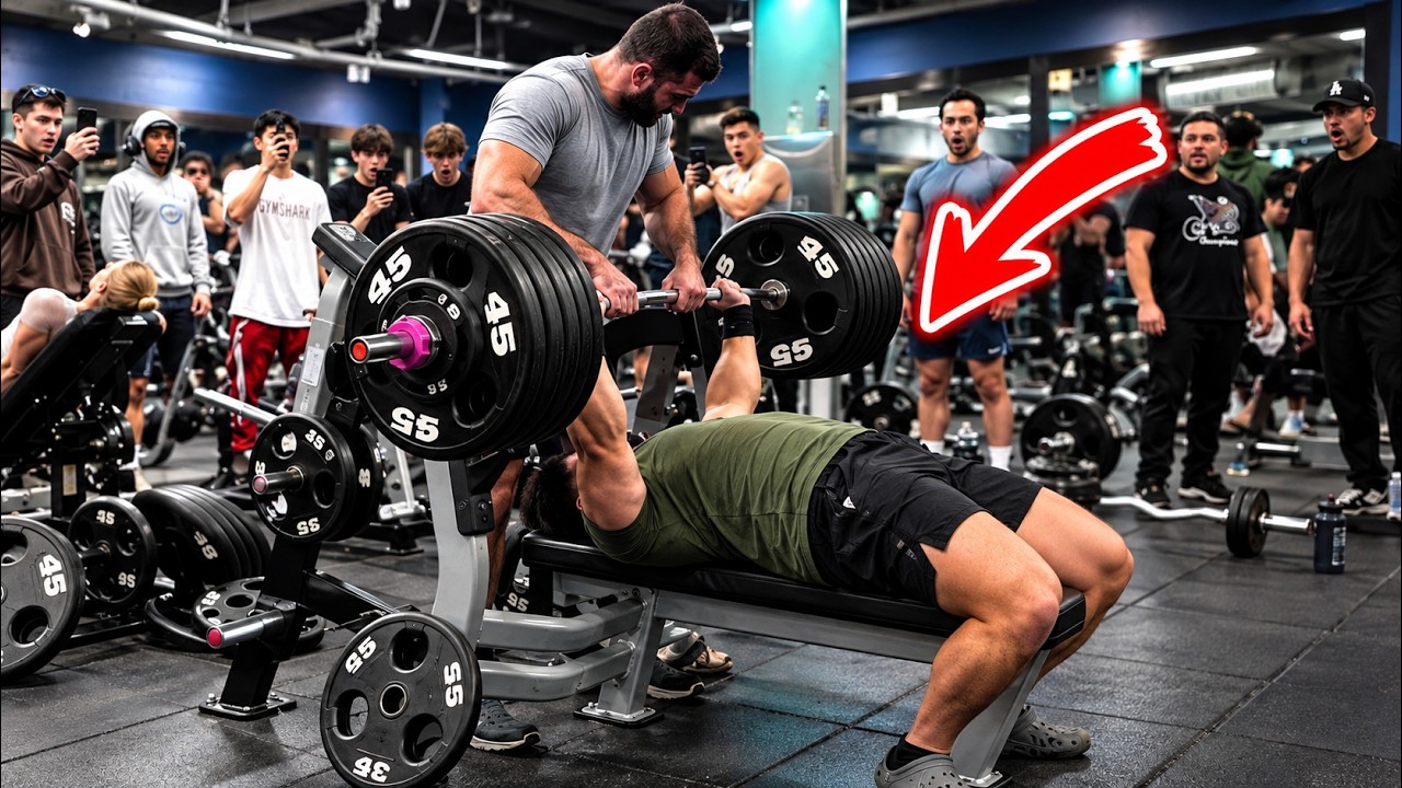 Elite Lifter Trains at a Commercial Gym
