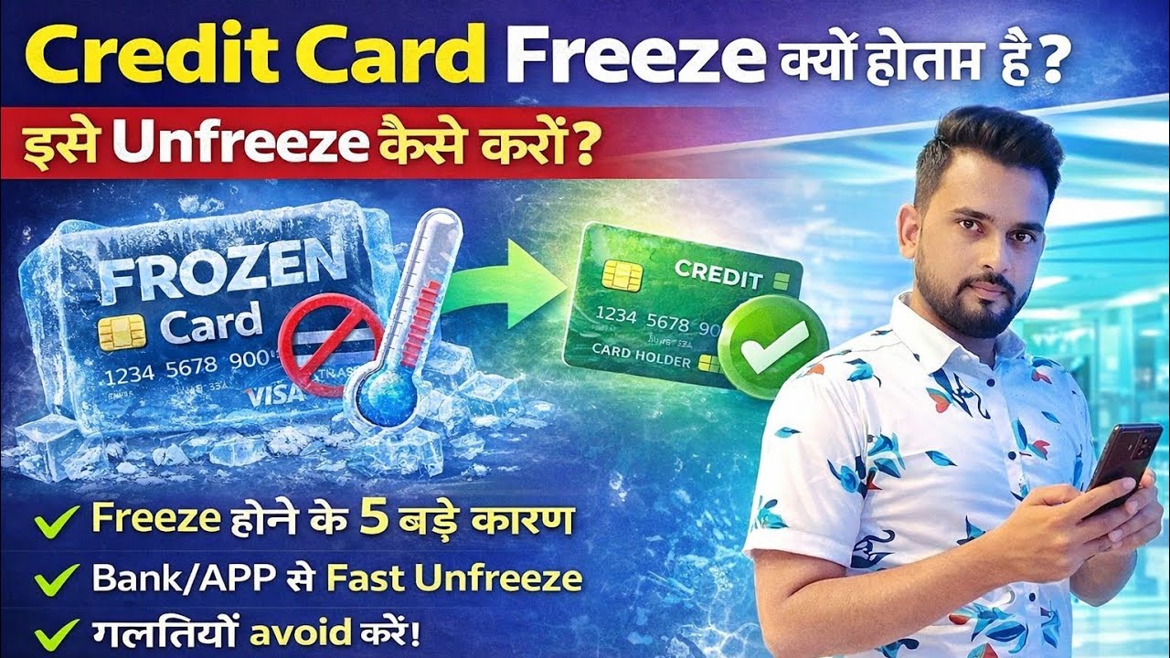“Credit Card Freeze क्यों होता है? और इसे तुरंत Unfreeze कैसे करें!”“Credit Card Blocked