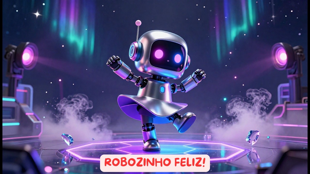 ROBOZINHO FELIZ! - CANÇÃO INFANTIL.
