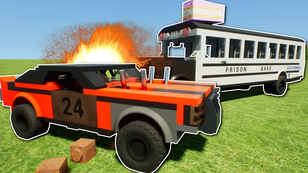 CRAZY LEGO DERBY! - Brick Rigs Multiplayer Gameplay - Lego Jumps Race & Demo Derby