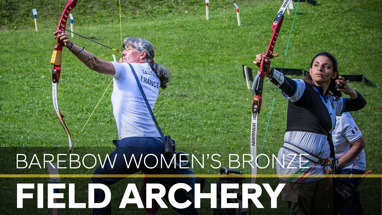 Cinzia Noziglia v Christine Gauthe – barebow women bronze | Cortina 2018 World Field