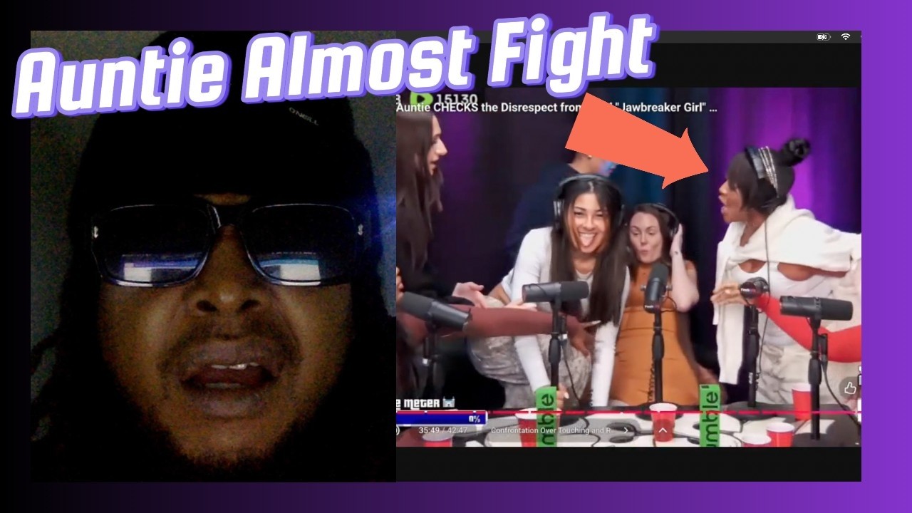 Auntie Spazzing on Everyone on Fresh And Fit🚨😳 Fight Almost Breaks out