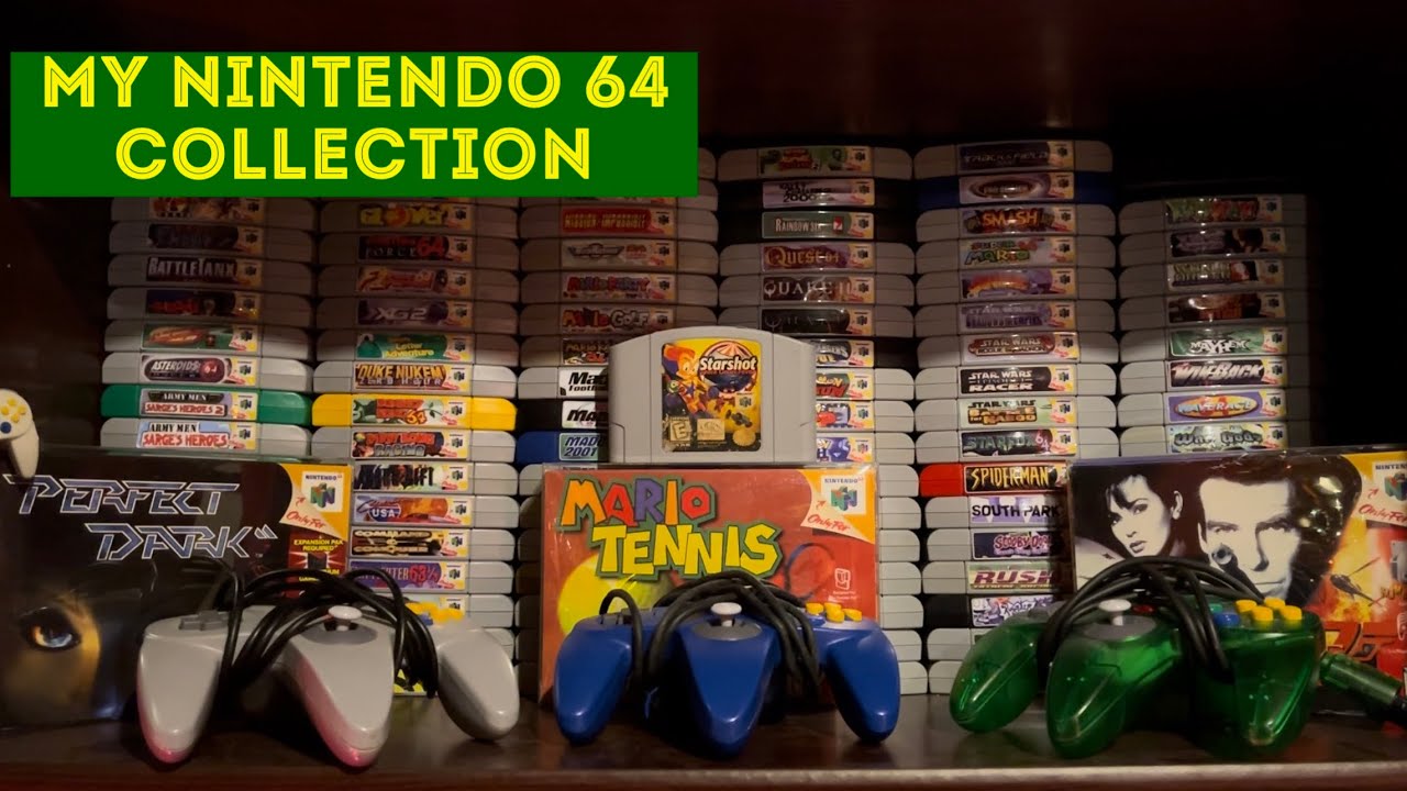 My Nintendo 64 Collection!!  My Favorite Console!