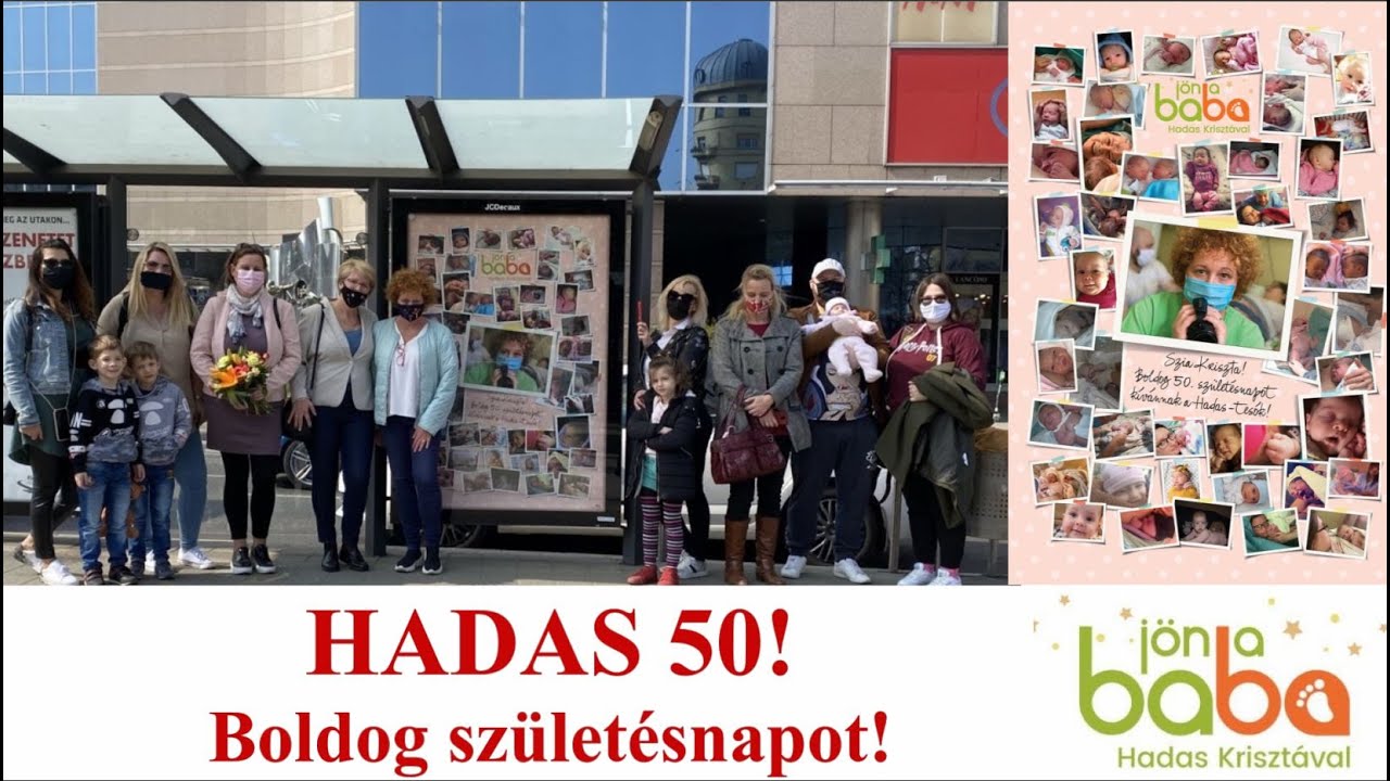Boldog 50. születésnapot kívántak a Jönababás édesanyák és babák!