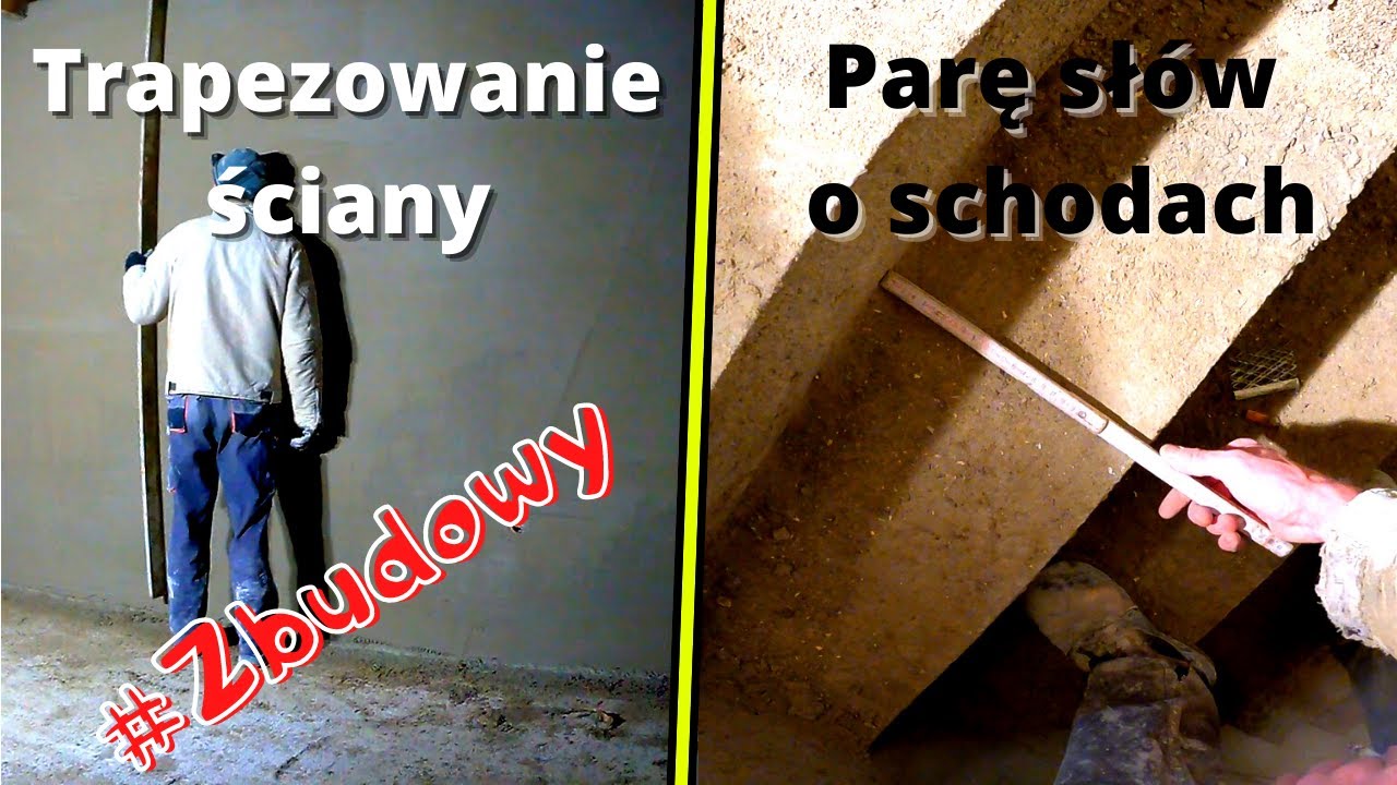 Tynki w domu odc. 10. Trapezowanie ściany na dwie kamery. Jak wyszła klatka??? #Zbudowy