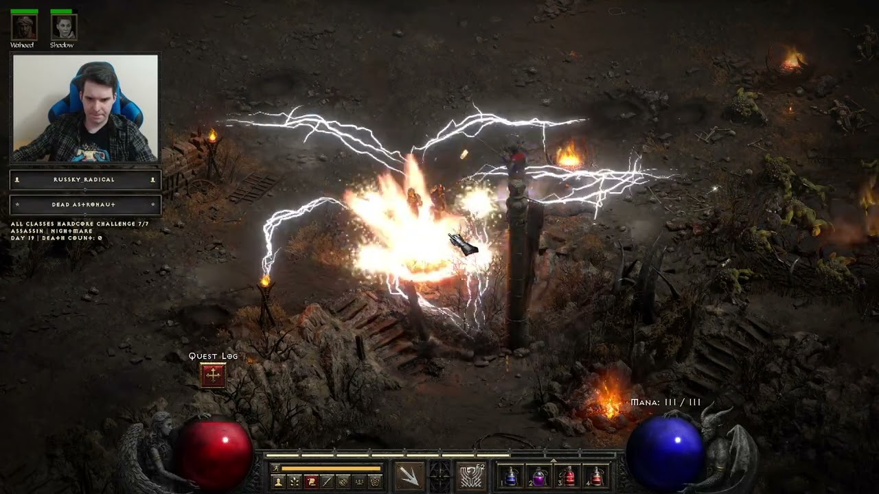 All classes Hardcore challenge - Day 19 - Assassin | Diablo 2: Resurrected | part 2