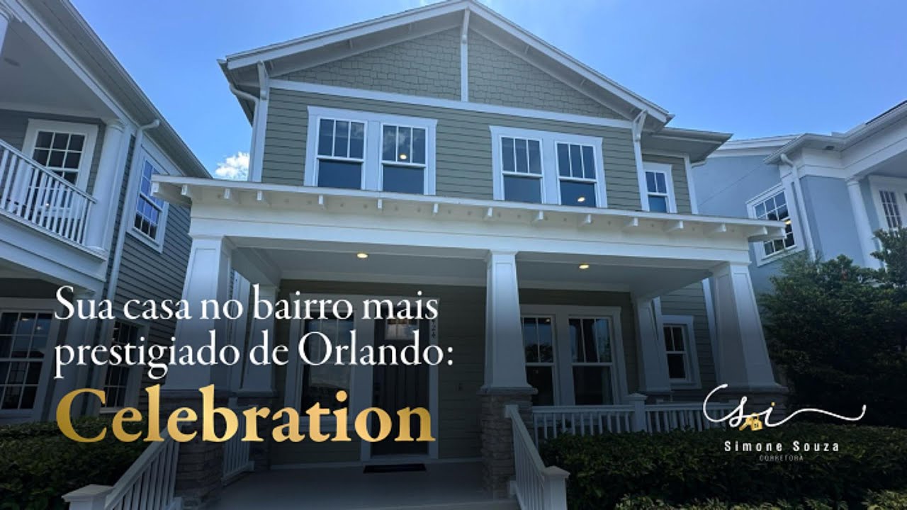 Sua casa no bairro mais prestigiado de Orlando: Celebration