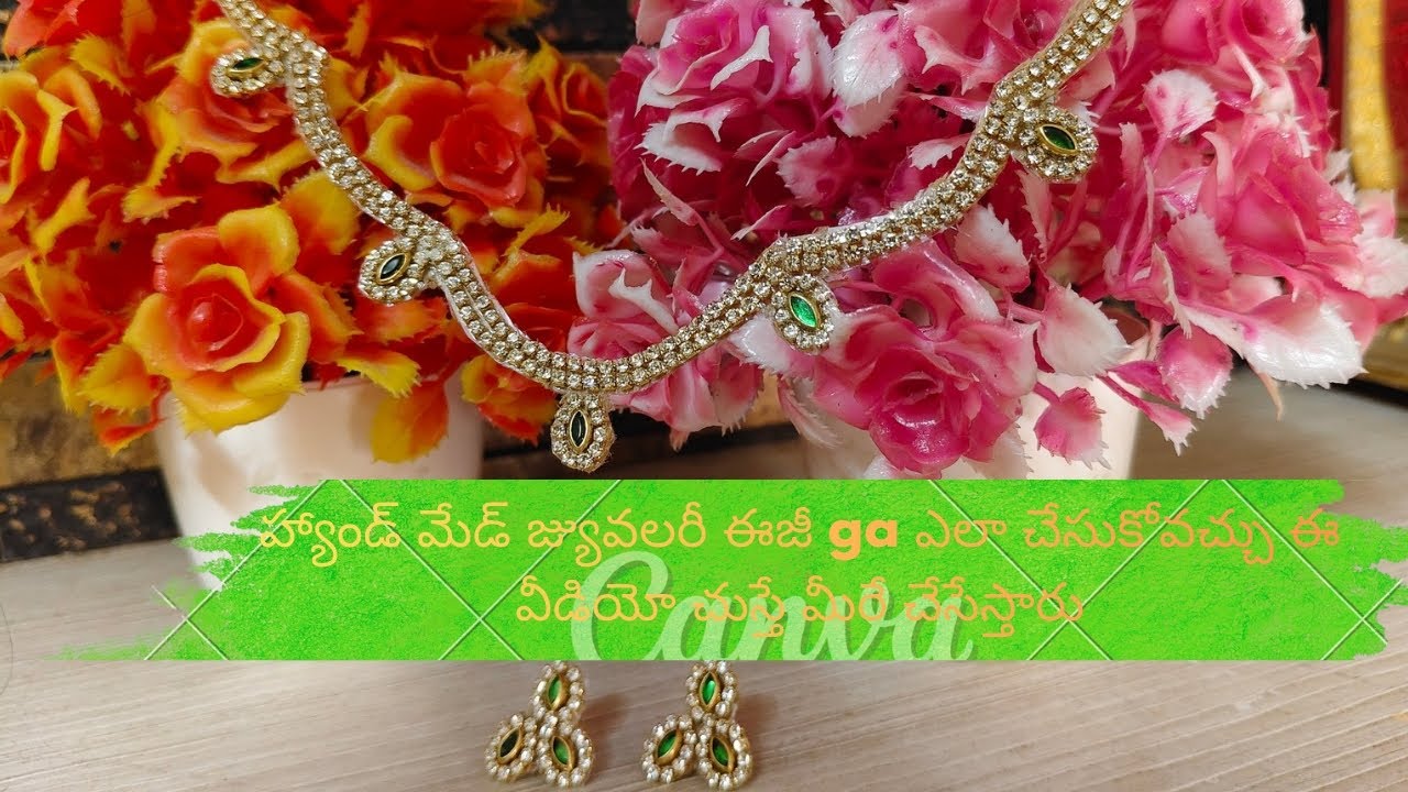 Hand made neckset design 