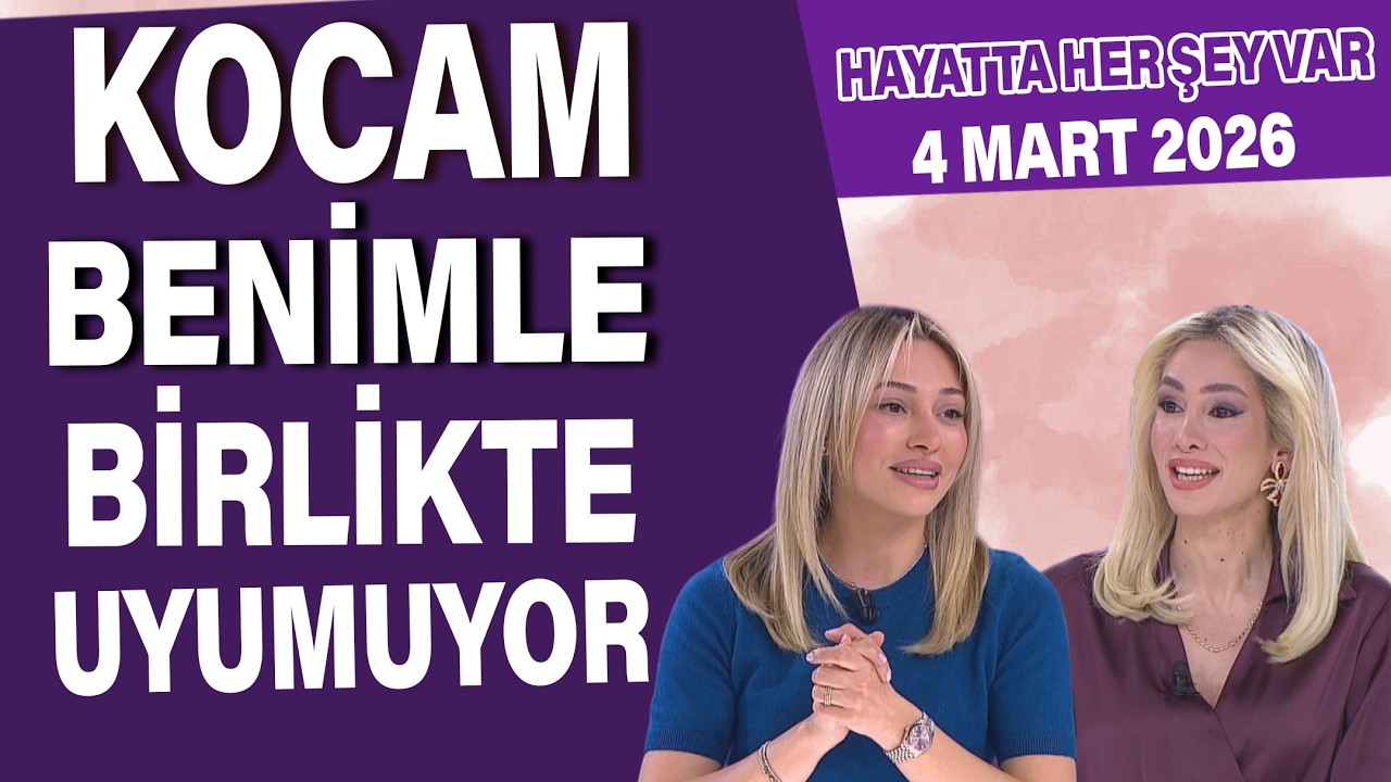 Kocam Benimle Uyumuyor Dedi Her Şeyi Canlı yayında Anlattı! Hayatta Her Şey Var 3 Mart 2026