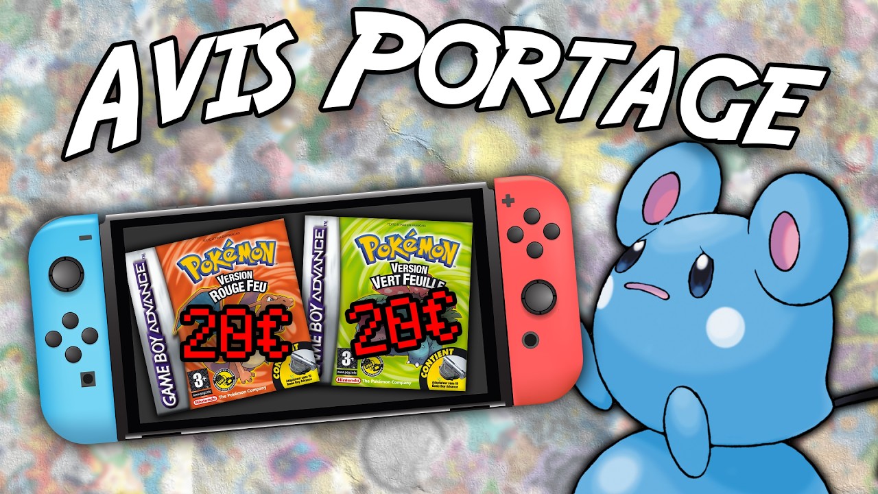 Mon HUMBLE Avis sur le portage de Pokémon GBA sur la Switch (et surtout la 1er Génération.)