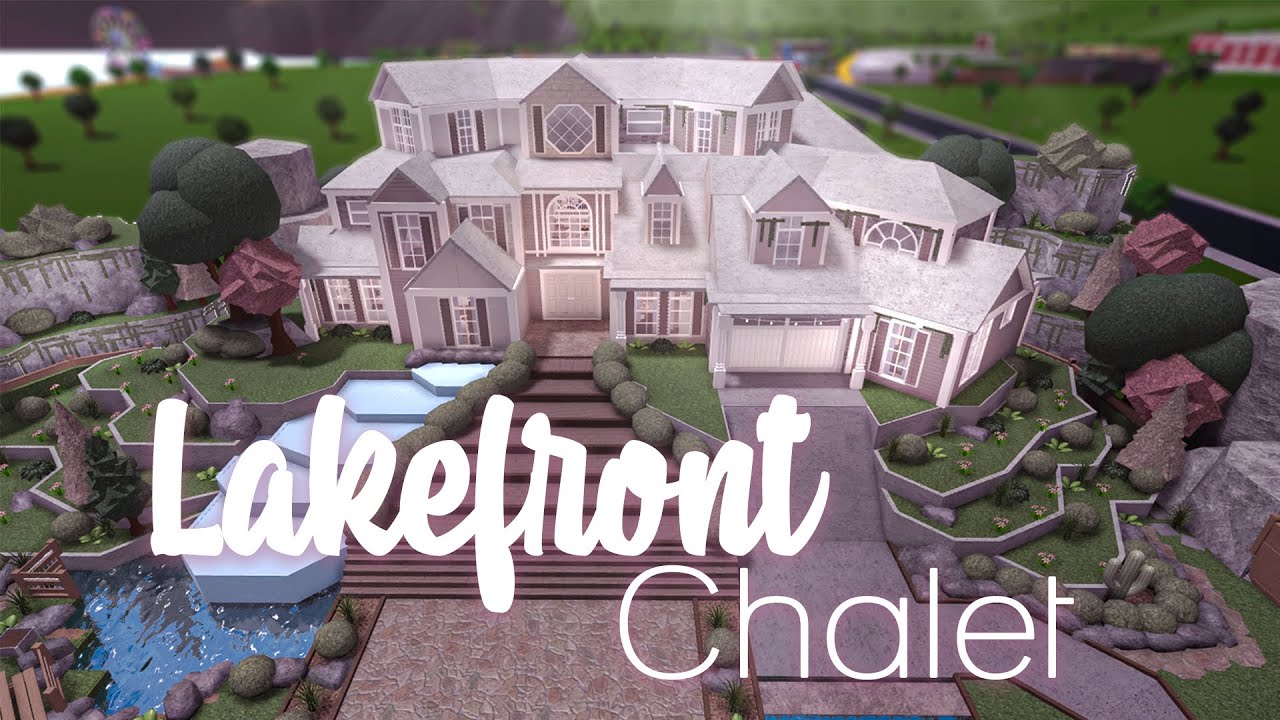 Roblox || Bloxburg: Lakefront Chalet || House Build