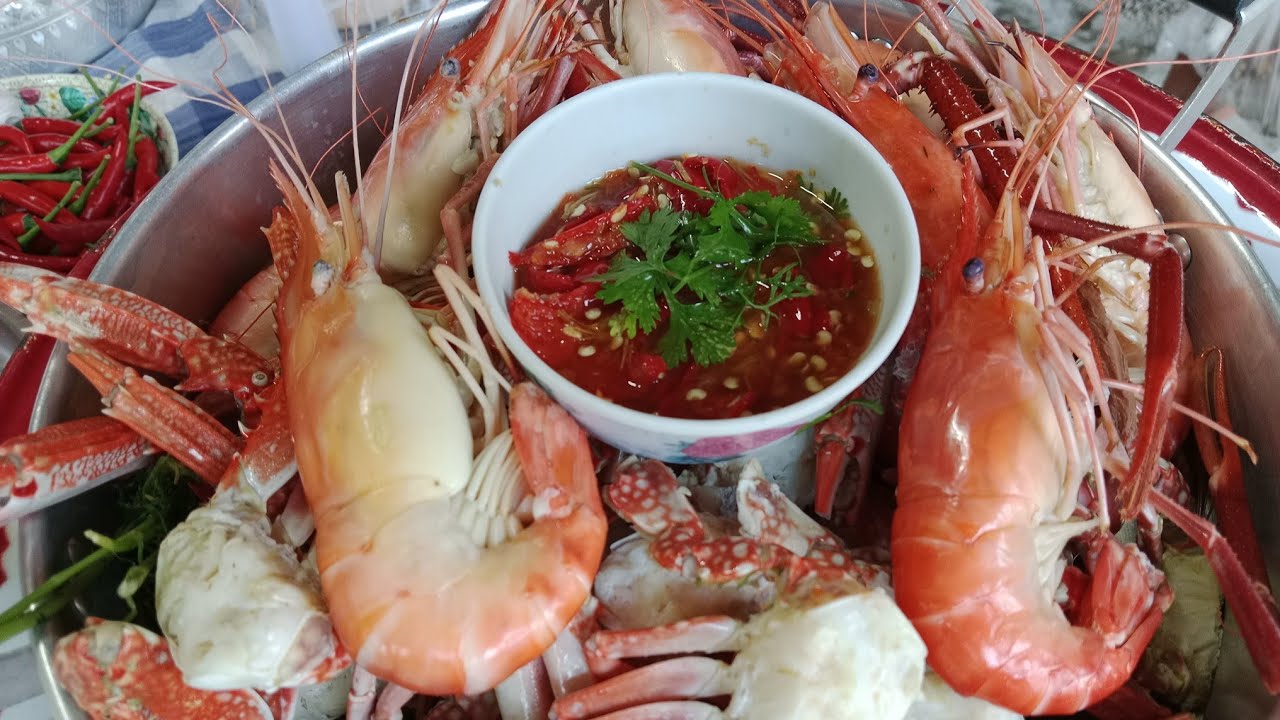 SB ศรีบาล กำลังถ่ายทอดสด! กุ้ง ปู นึ่งแบบนี้ อร่อยมาก