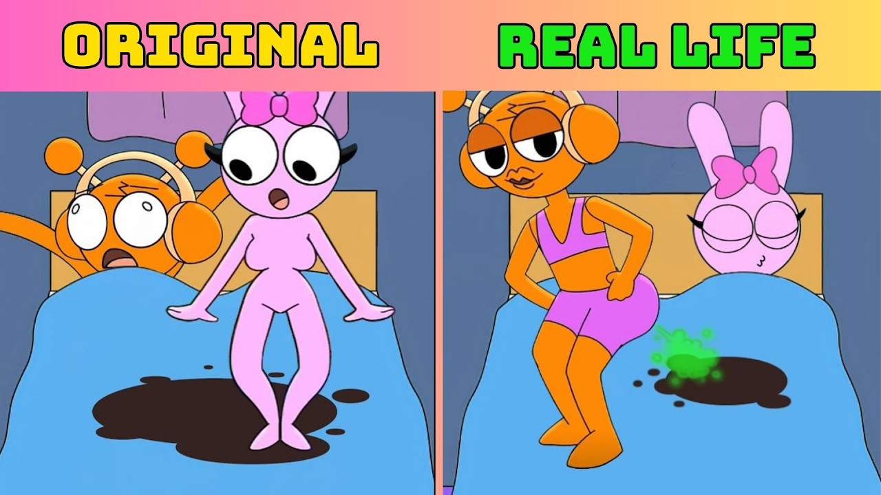 Oren x Pinki - What Went Wrong ?😌💨 ! -  Best Incredibox Sprunki | ORIGINAL vs REAL LIFE
