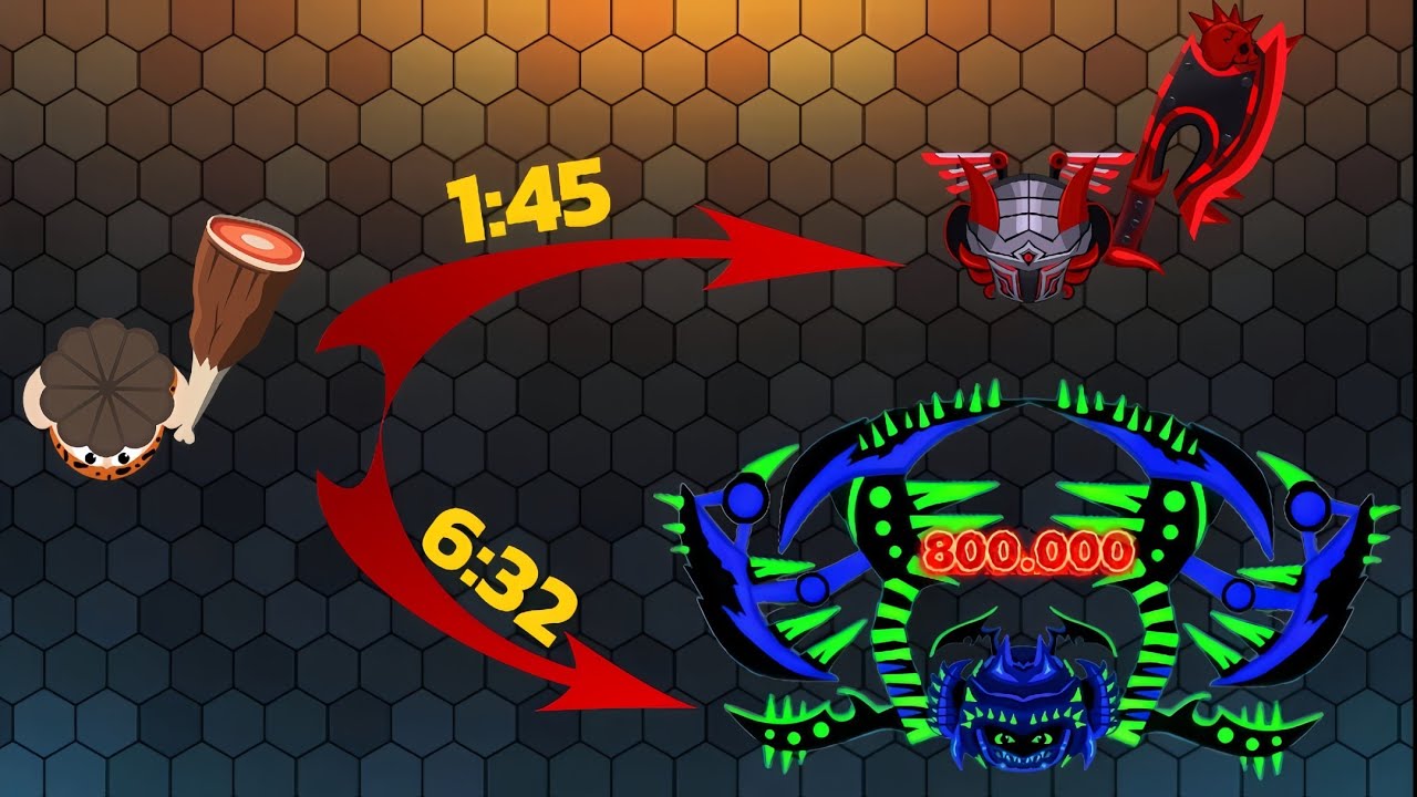 Evowars.io🕹️1 phút = level 36, 6 phút = 800k
