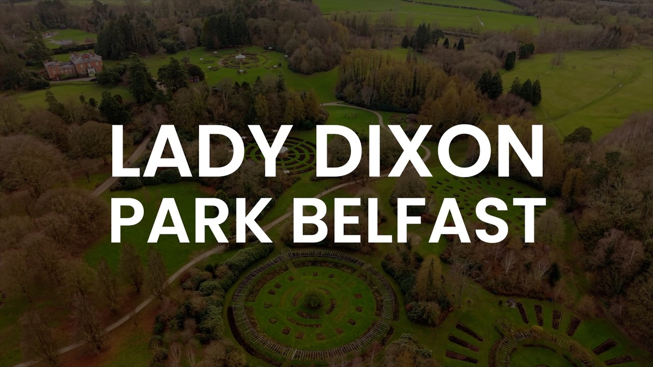 Sir Thomas and Lady Dixon Park - Aerial Stock Footage #4K #60FPS #Aerial #Drone #StockFootage #NI