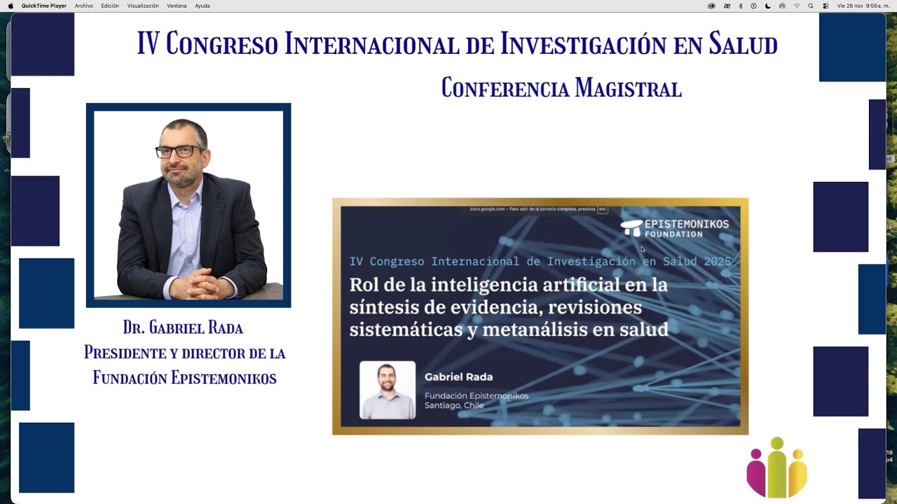 Rol de la inteligencia artificial en la síntesis de evidencia, revisiones sistemáticas y...