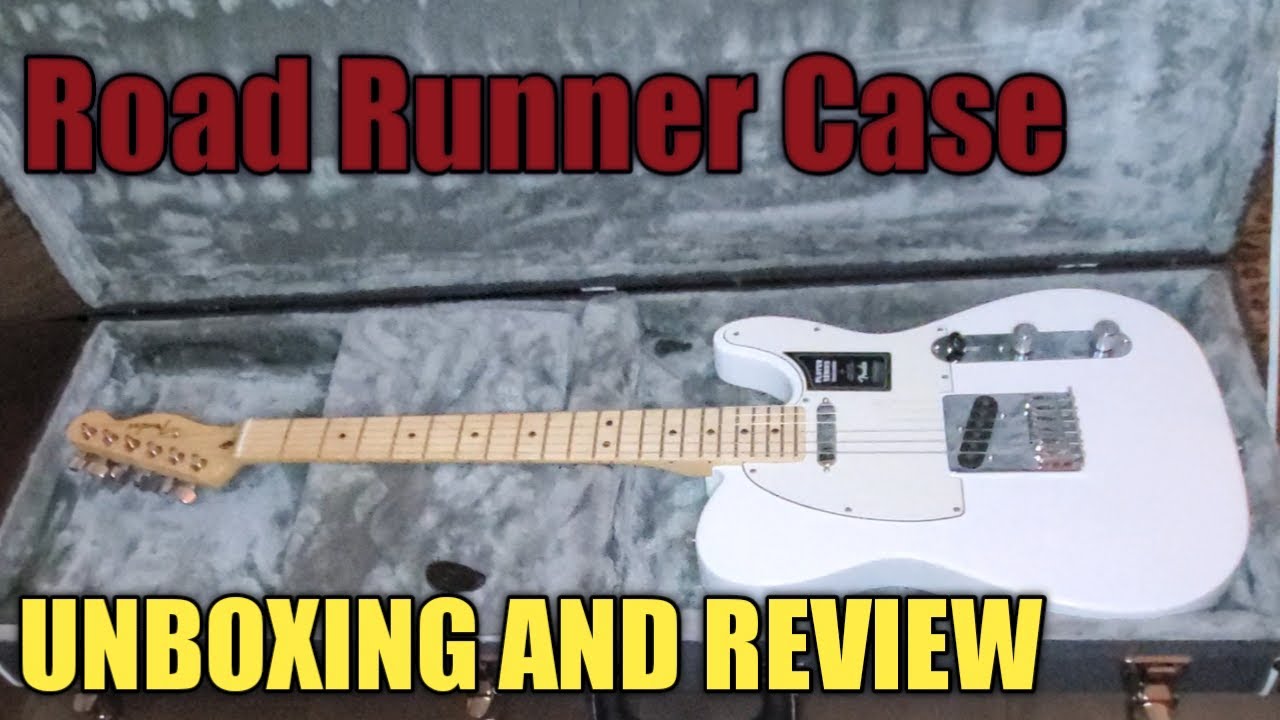 2021 Road Runner Boulevard Series Case for Fender Telecaster and Stratocaster Type Guitars. Unboxing