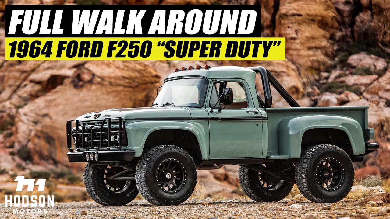 VERY Custom 1964 Ford F250 Walk Around