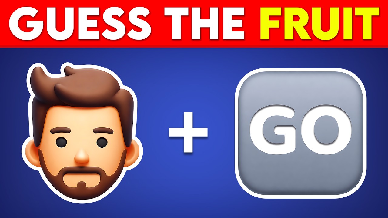 Guess the FRUIT by Emoji 🍎 Emoji Quiz