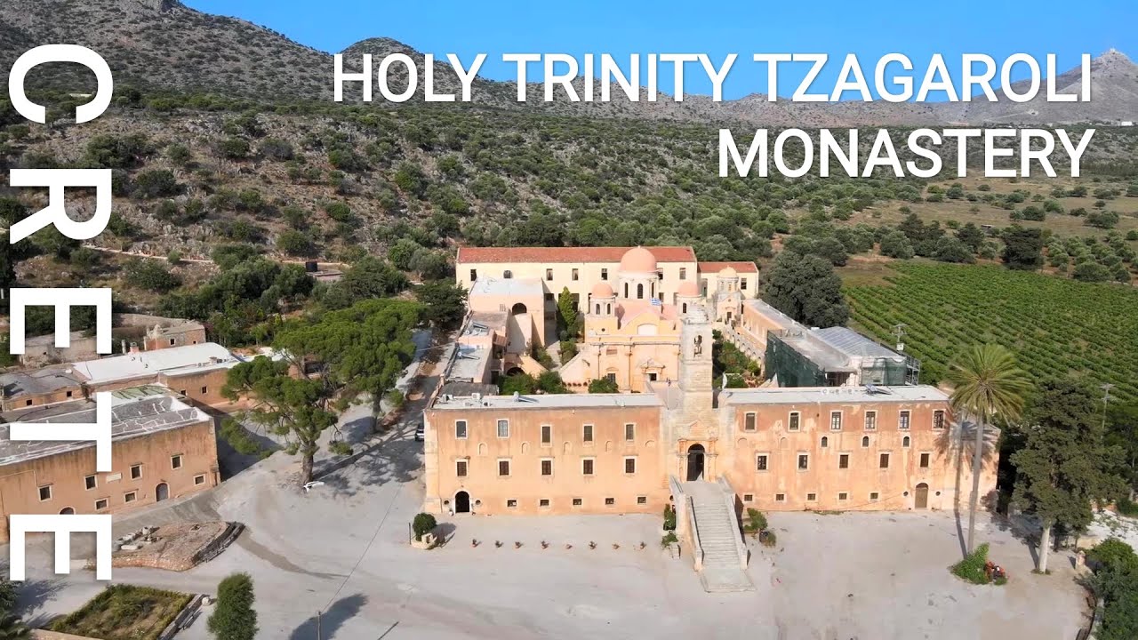 Holy Trinity (Agia Triada) Tzagaroli Monastery&ndash; Crete | Greece [4K]