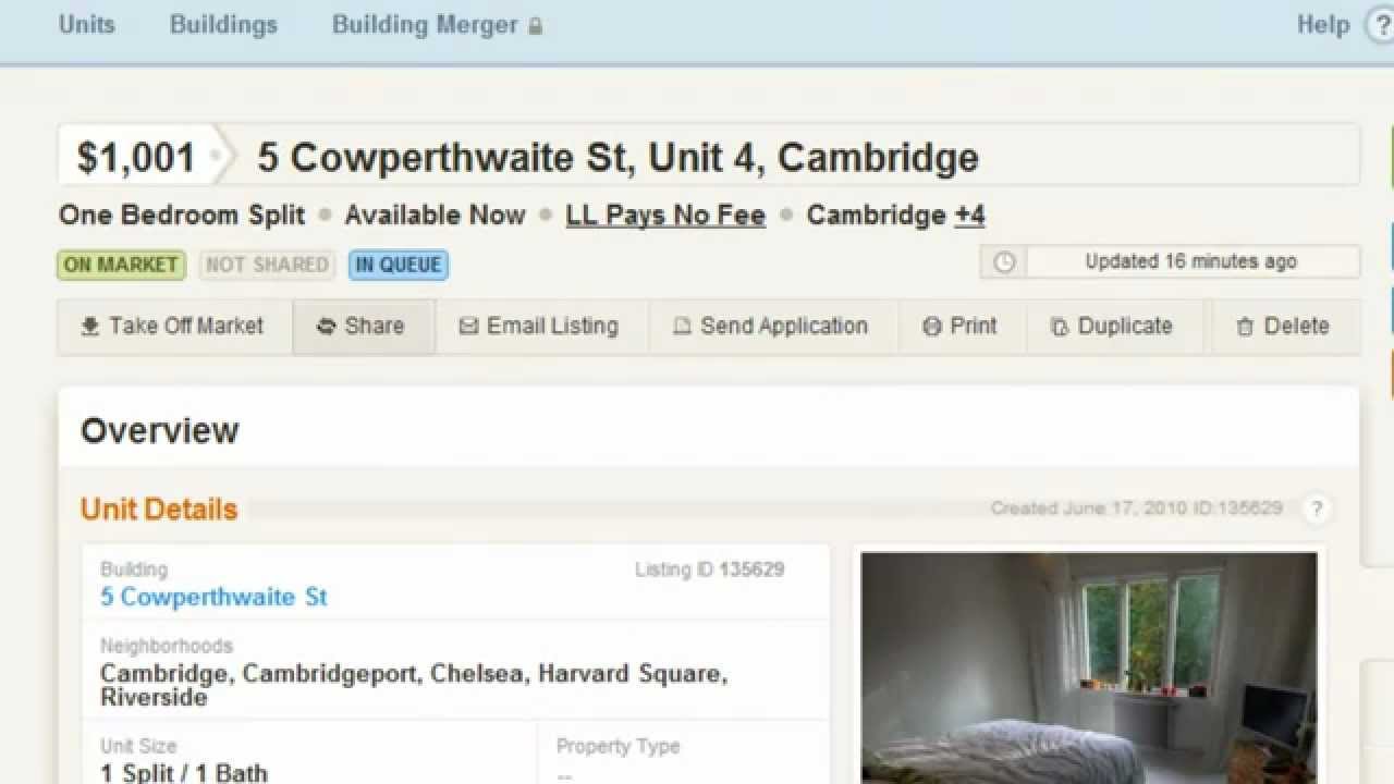 Listing Profile Page