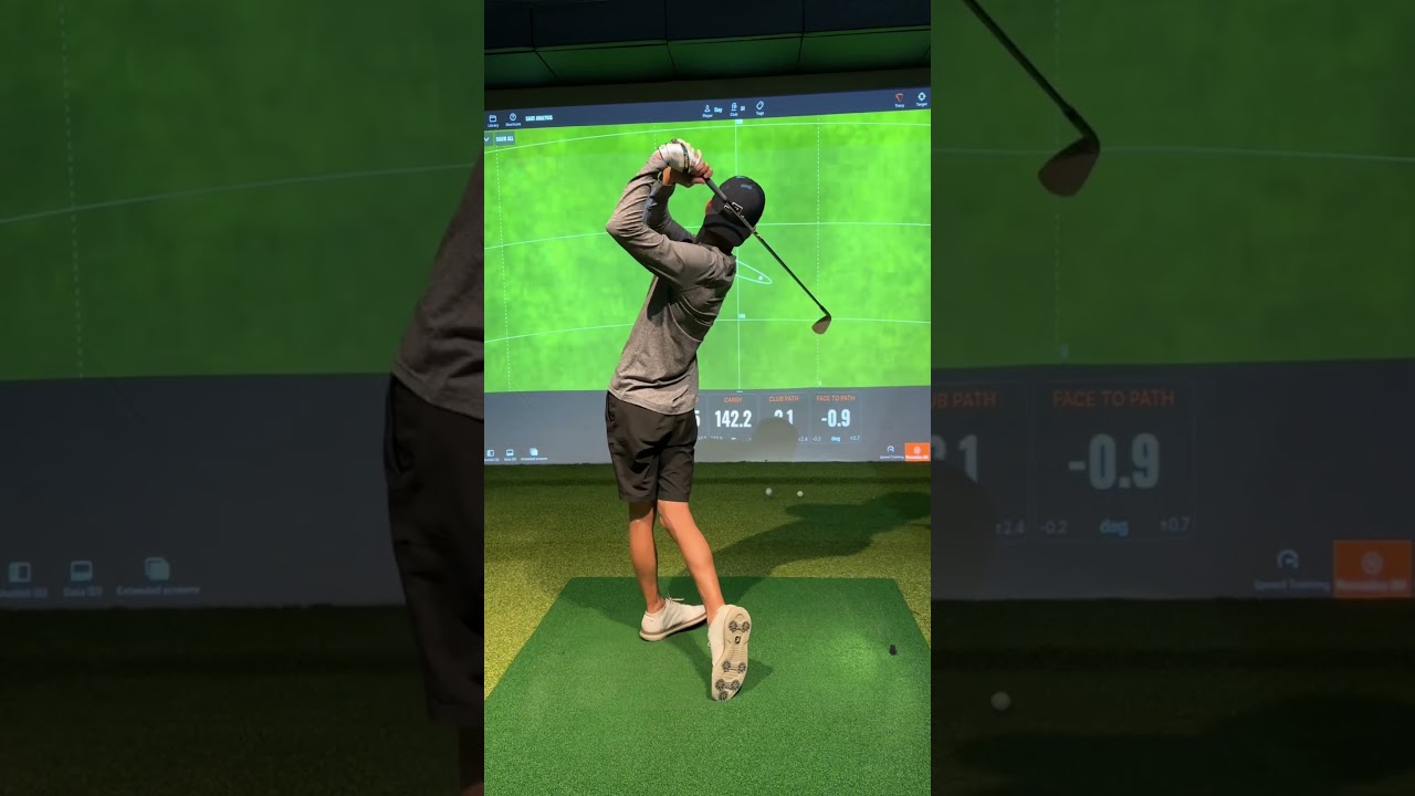 Easiest drill to fix club path #golf #golfswing #golftips #골프