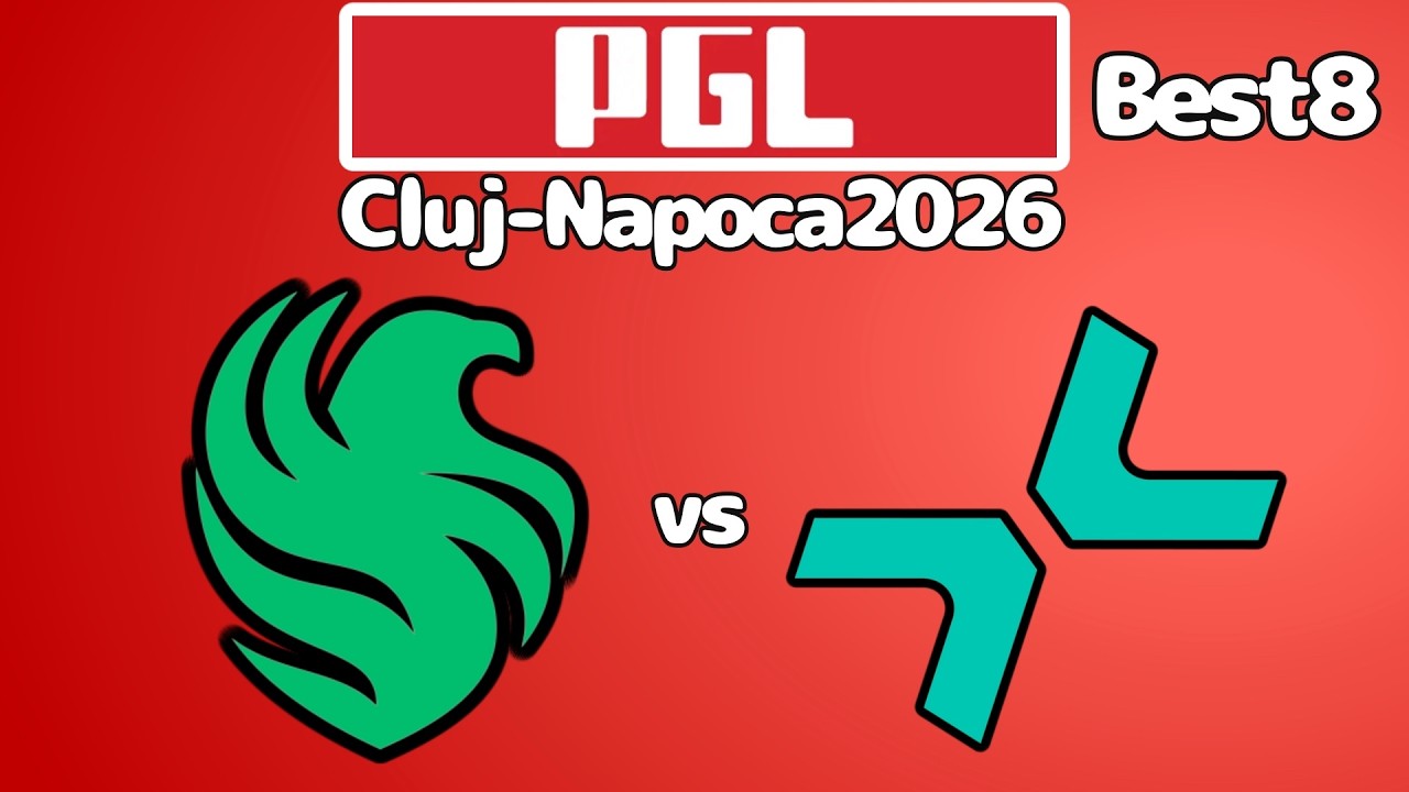 絶好調Falcons vs 1月blast王者Pari【Falcons vs PARIVISION / PGL Cluj-Napoca 2026 / Best8】