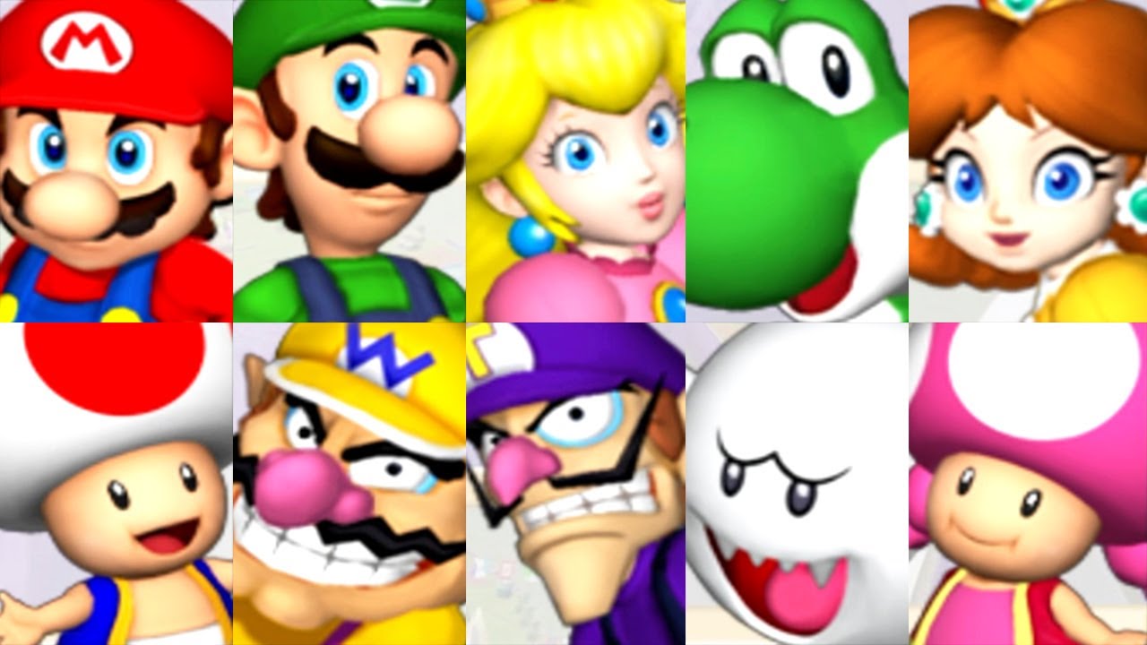 Mario Party 8 - All Characters