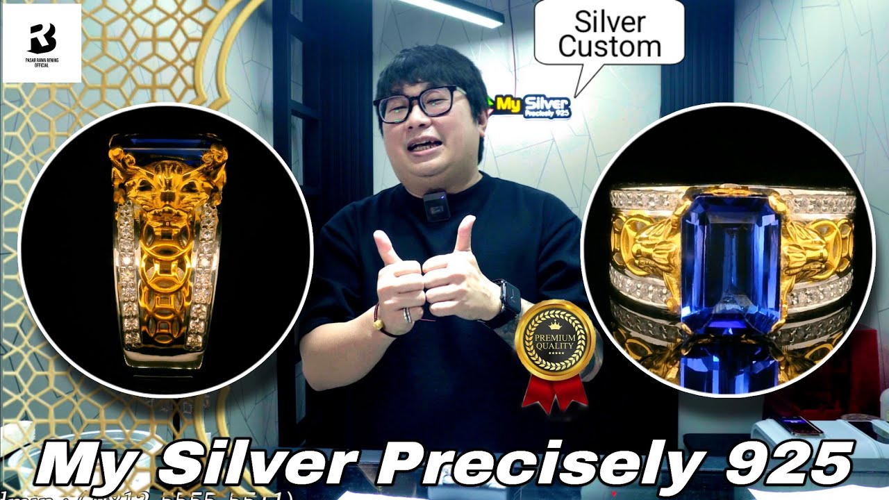 Terungkap ❗ Proses 3D Casting Silver di Balik Cincin Super Cakep Ini ( Shin - Pasar Rawa Bening )