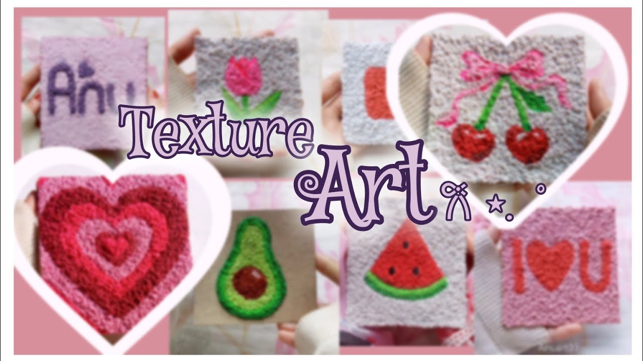 How to Make texture Painting using tissue 😱