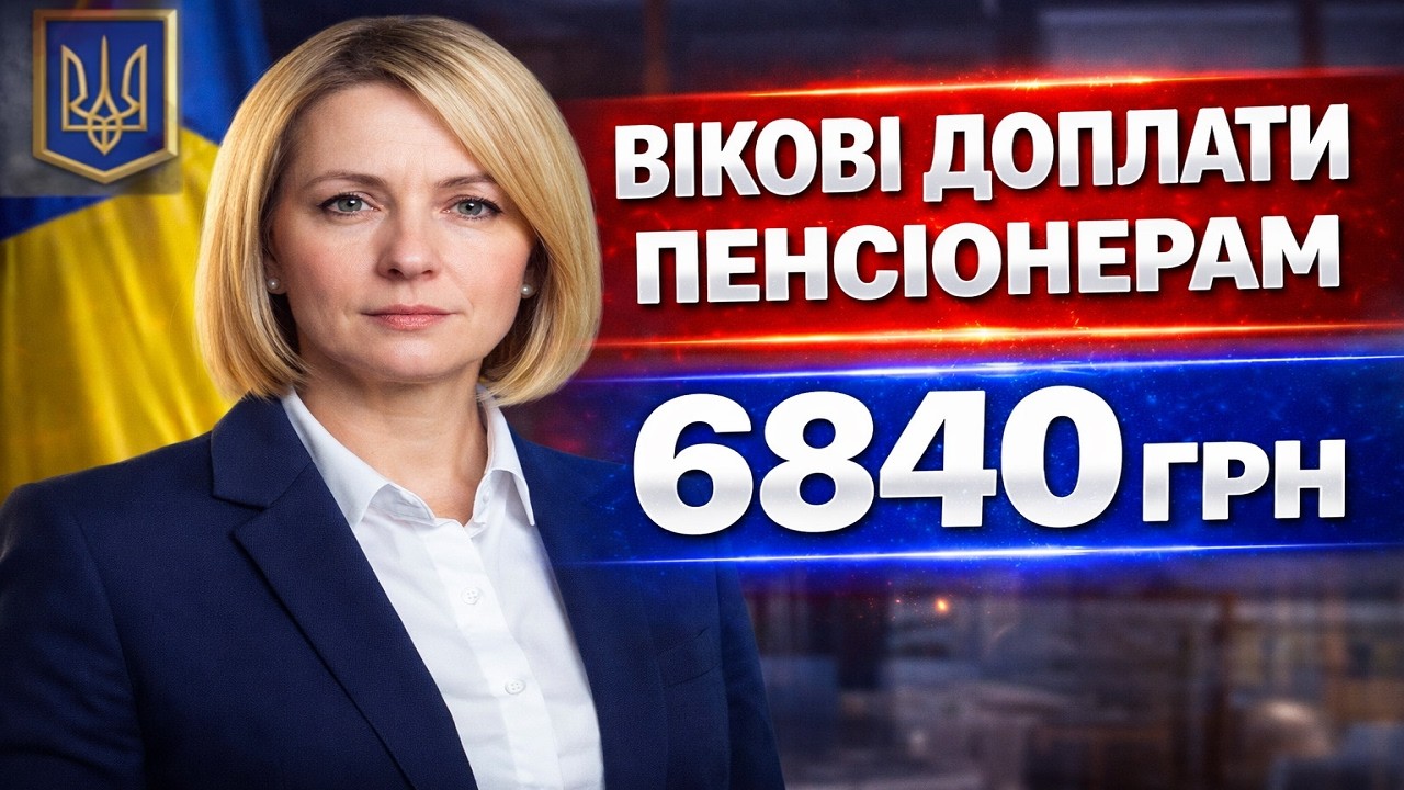 ПЕНСІЯ 2026: нові ДОПЛАТИ 300–570 грн (хто ОТРИМАЄ)