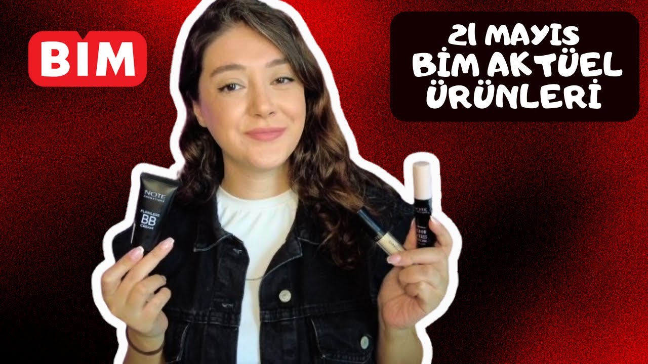 ✨21 MAYIS BİM AKTÜEL ÜRÜNLERİNİ DENEDİM ✨ Note BB Krem, Note Conceal and Protect, Maskara #bim