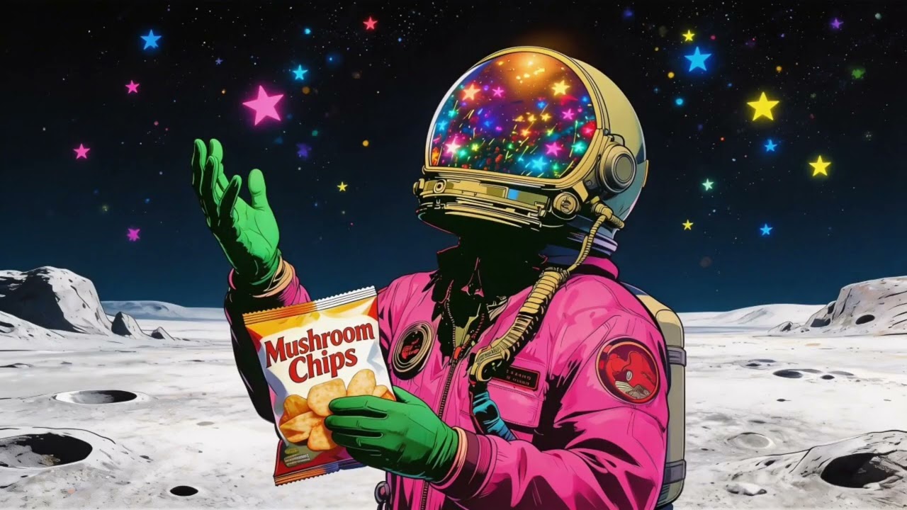Daft Punk Inspired To the Moon 🍄🤖 | French House, Retro Funk, Synthwave, Chillwave, Disco