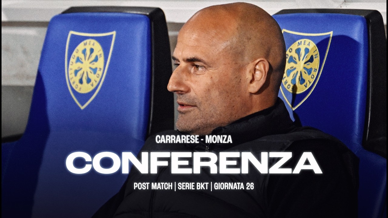 CONFERENZA STAMPA | Le parole di Mister Bianco dopo Carrarese - Monza