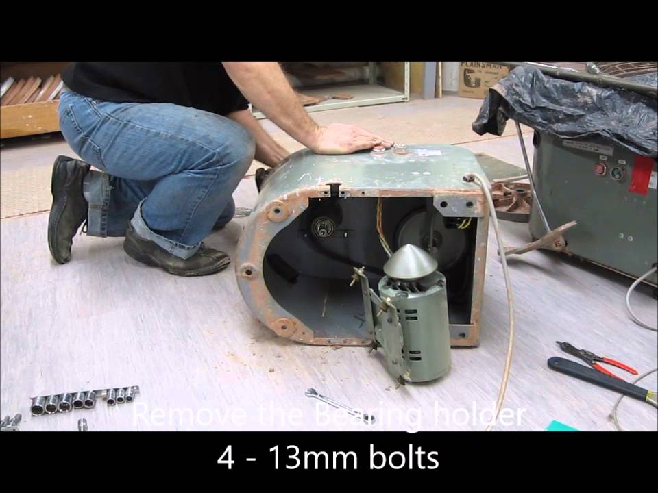 shimpo RK2 bearing replacement part1 - disassembly