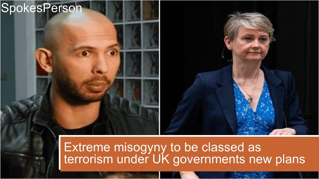 Extreme misogyny to be classed as terrorism under UK governments new plans