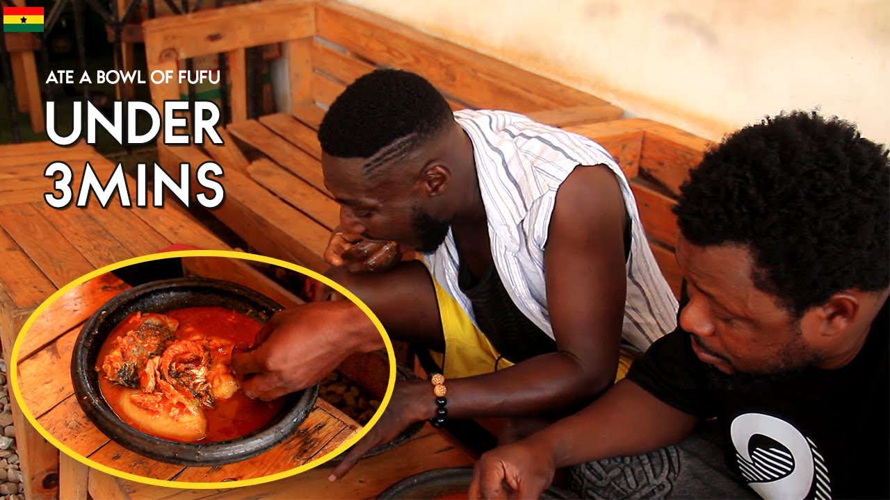He ATE A BOWL OF FUFU UNDER 3MINS 😦🤯🤯|| Afternoon Lunch With My Brothers