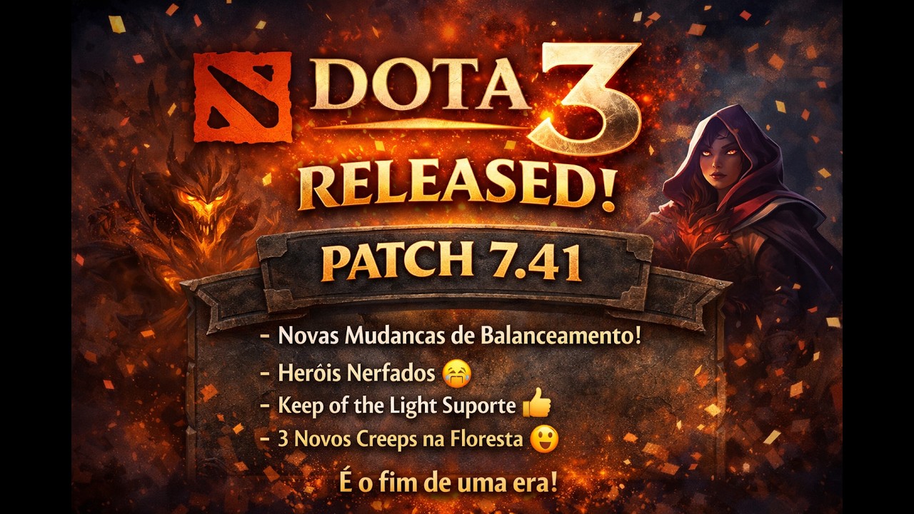[PT-BR] LIVE SOBRE O DOTA 3 - PATCH 7.41 ON - BORA VEEER