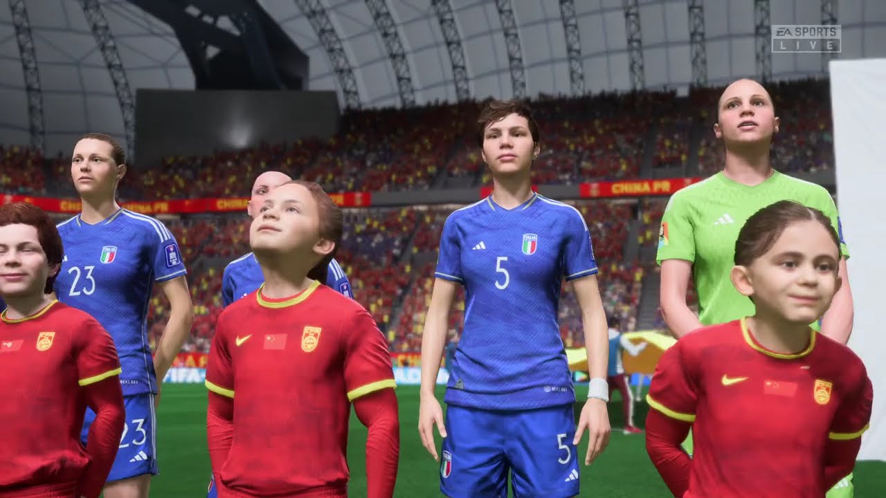 January 10, 2025 | ITALY WNT vs CHINA WNT | International Women's Friendly | FIFA23 HD Gameplay